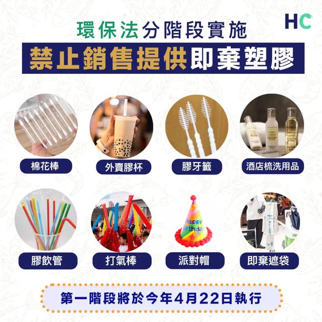 香港“限塑令”生效第一阶段管制一次性塑料餐具和其他塑料产品违者最高罚款10万(图2)