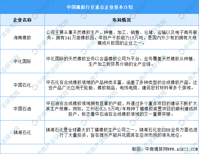 2024年中国橡胶市场现状及重点企业预测分析（图）(图2)