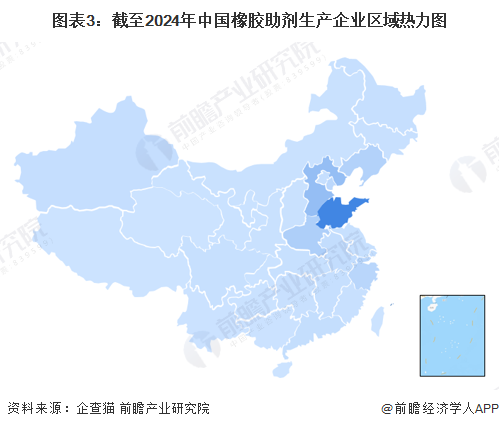 【干货】2024年橡胶助剂行业产业链全景梳理及区域热力地图(图3)