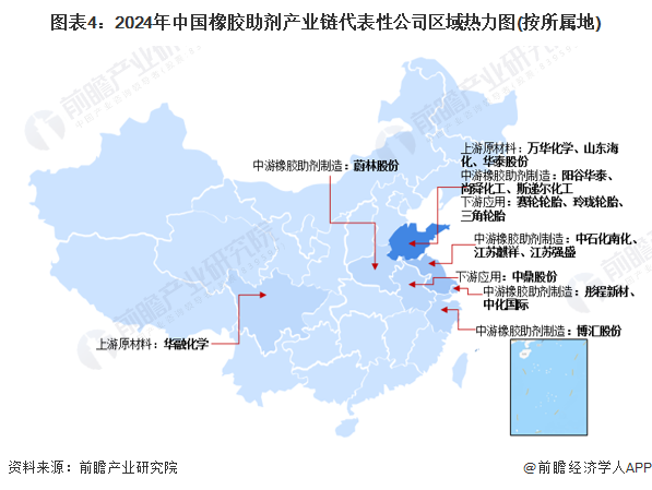 【干货】2024年橡胶助剂行业产业链全景梳理及区域热力地图(图4)