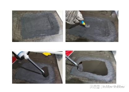 双组份橡胶修补剂SA9000皮带滚筒包胶施工专用修补剂(图2)