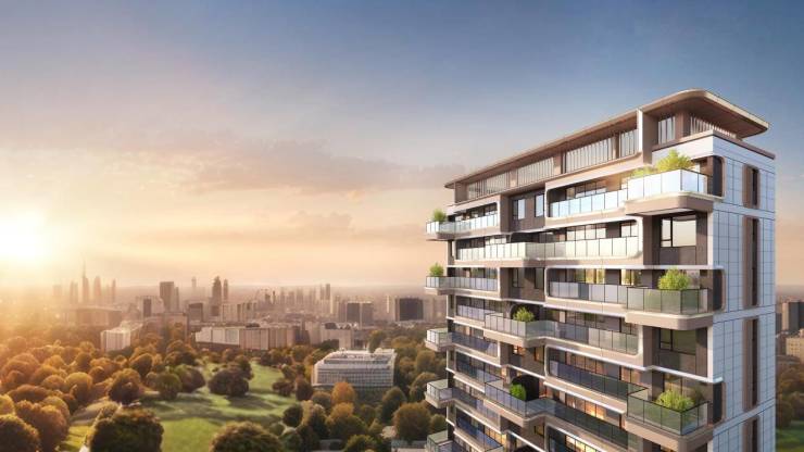 中铁建语澜溪租售中心)西安产品介绍建筑面积实时动态实景图(图3)